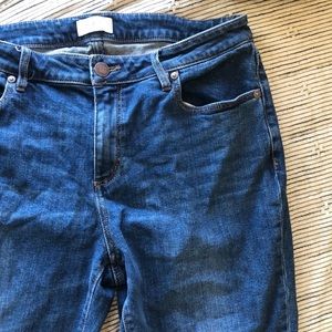 Loft Outlet Curvy Skinny Crop Jeans